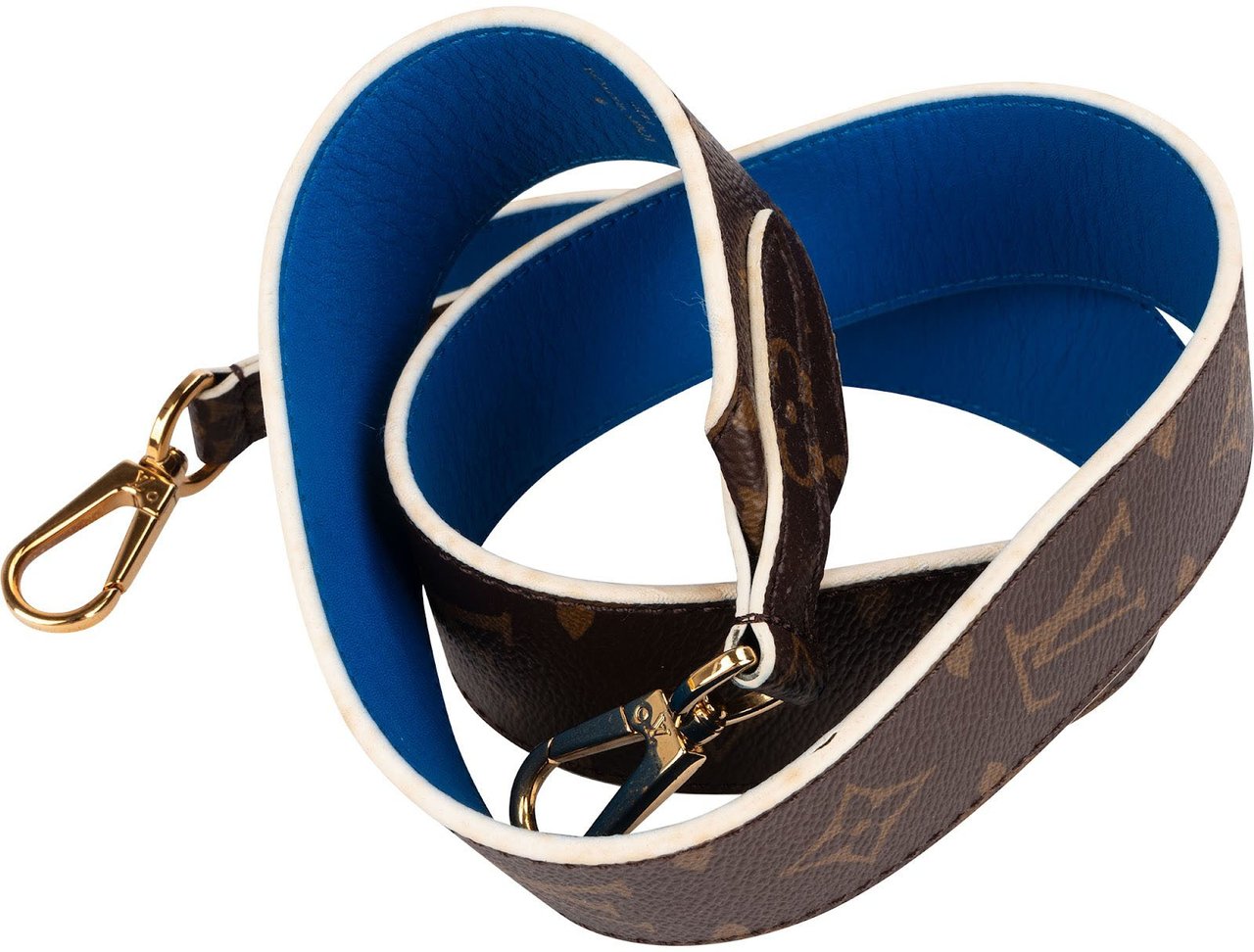 Louis Vuitton Monogram Canvas Reversible Bag Strap Bruin