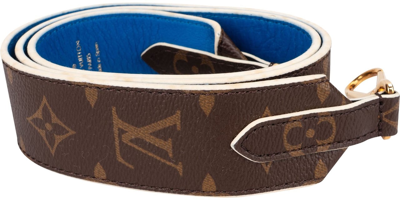 Louis Vuitton Monogram Canvas Reversible Bag Strap Bruin