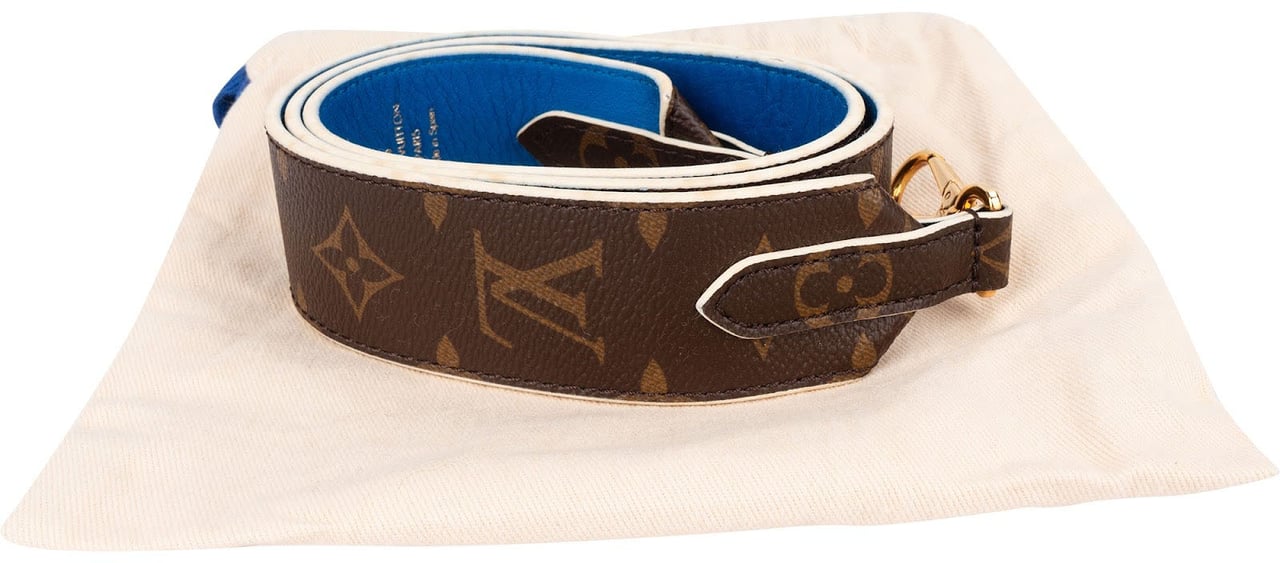 Louis Vuitton Monogram Canvas Reversible Bag Strap Bruin