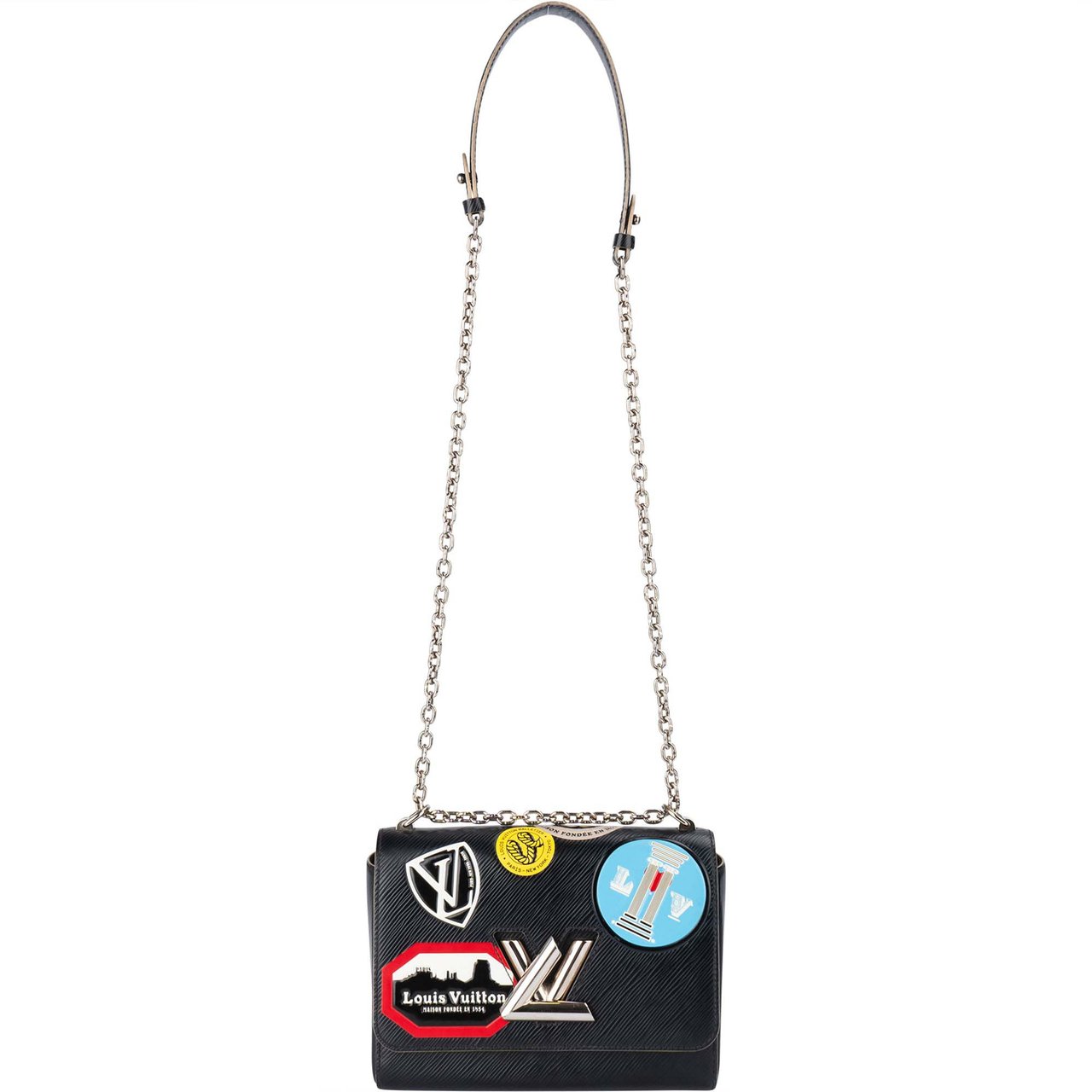 Louis Vuitton Louis Vuitton Noir Epi Leather Limited World Tour Twist Crossbody Bag Divers
