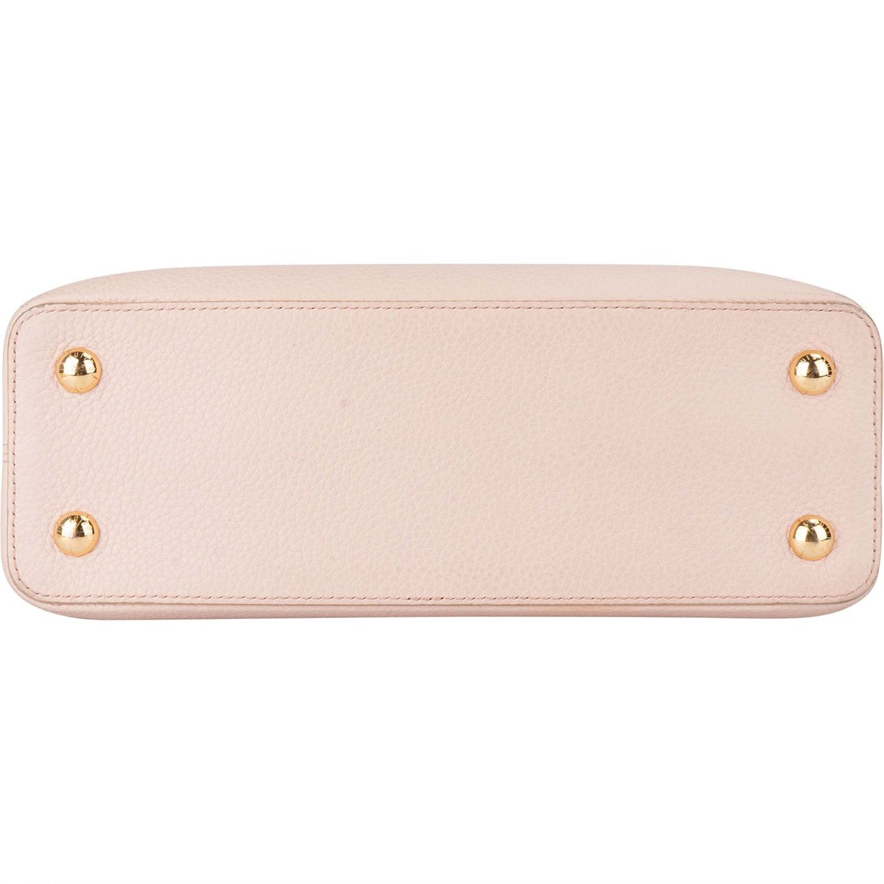 Louis Vuitton Louis Vuitton Pink Calfskin Capucines MM Coquille Handbag Roze