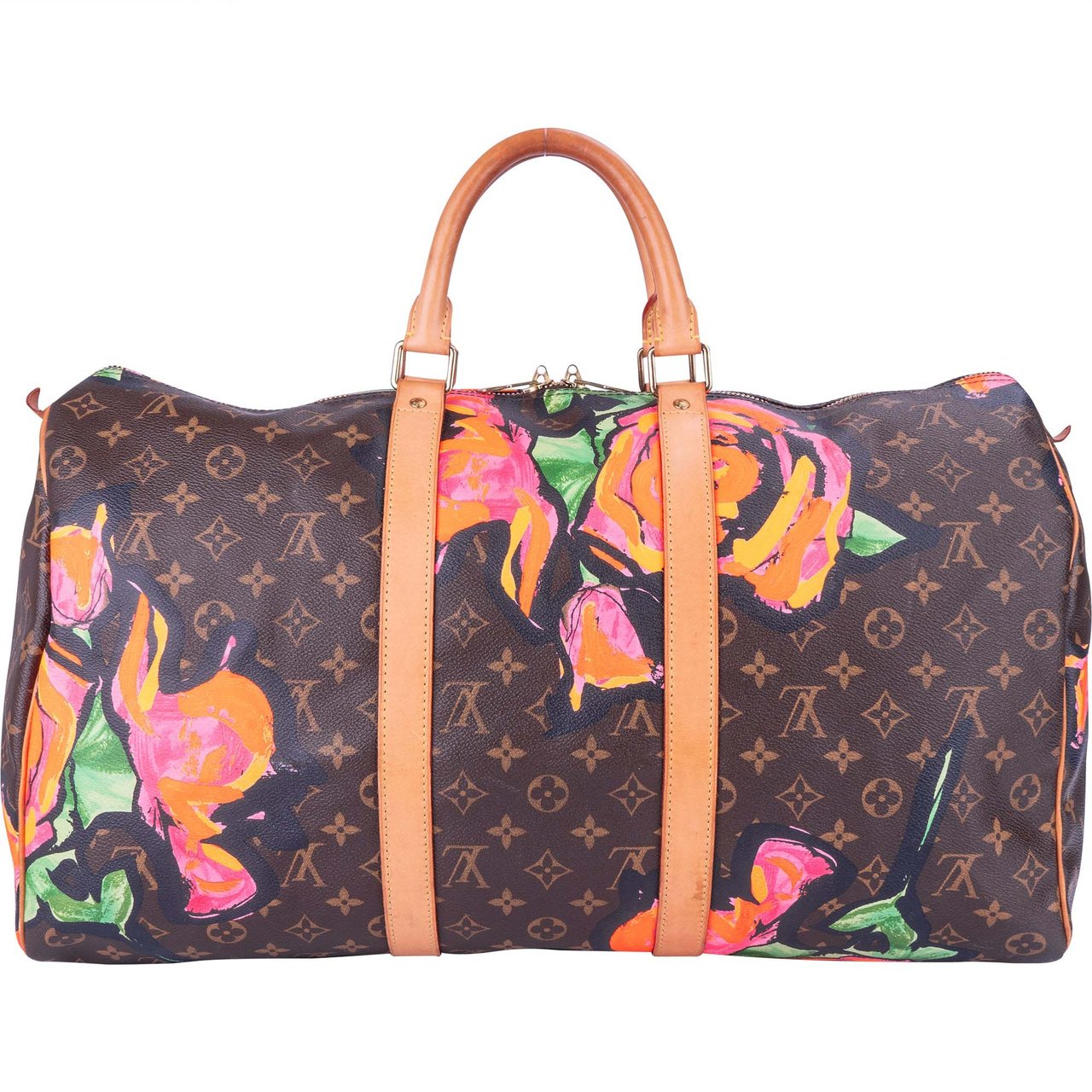 Louis Vuitton Louis Vuitton Limited Roses By Stephen Sprouse Keepall 50 Divers