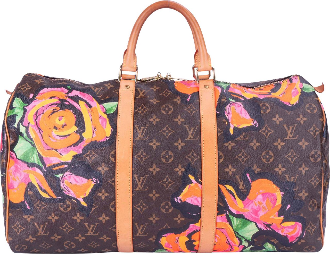 Louis Vuitton Louis Vuitton Limited Roses By Stephen Sprouse Keepall 50 Divers