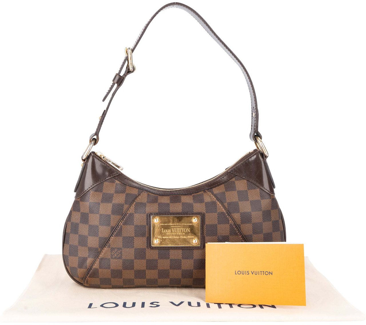 Louis Vuitton Louis Vuitton Damier Ebene Monogram Thames PM Handbag Divers