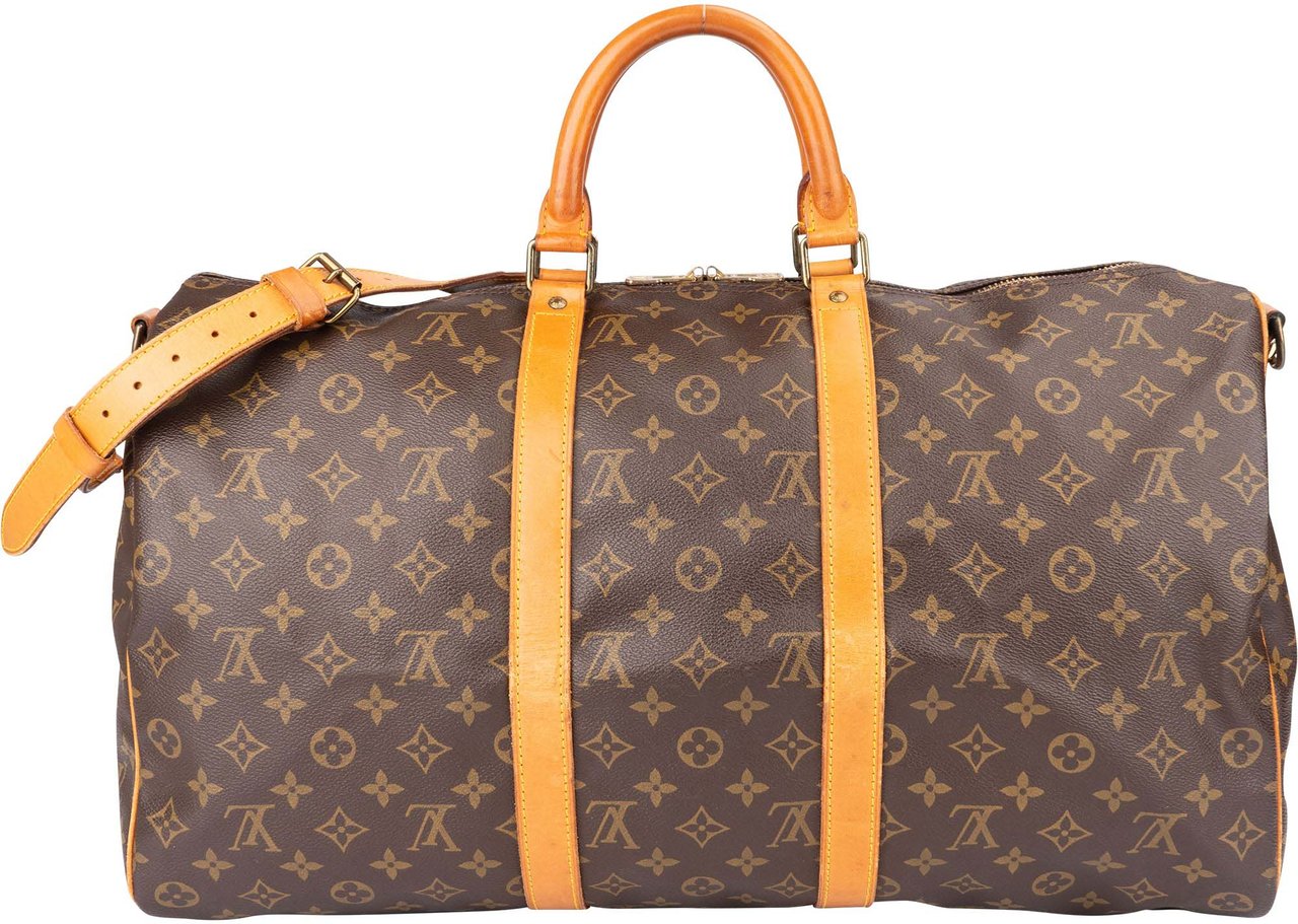 Louis Vuitton Louis Vuitton Canvas Monogram Keepall 50 Bandouliere Bruin