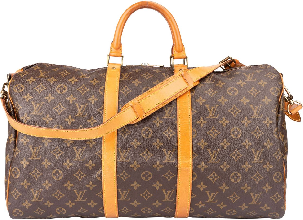 Louis Vuitton Louis Vuitton Canvas Monogram Keepall 50 Bandouliere Bruin