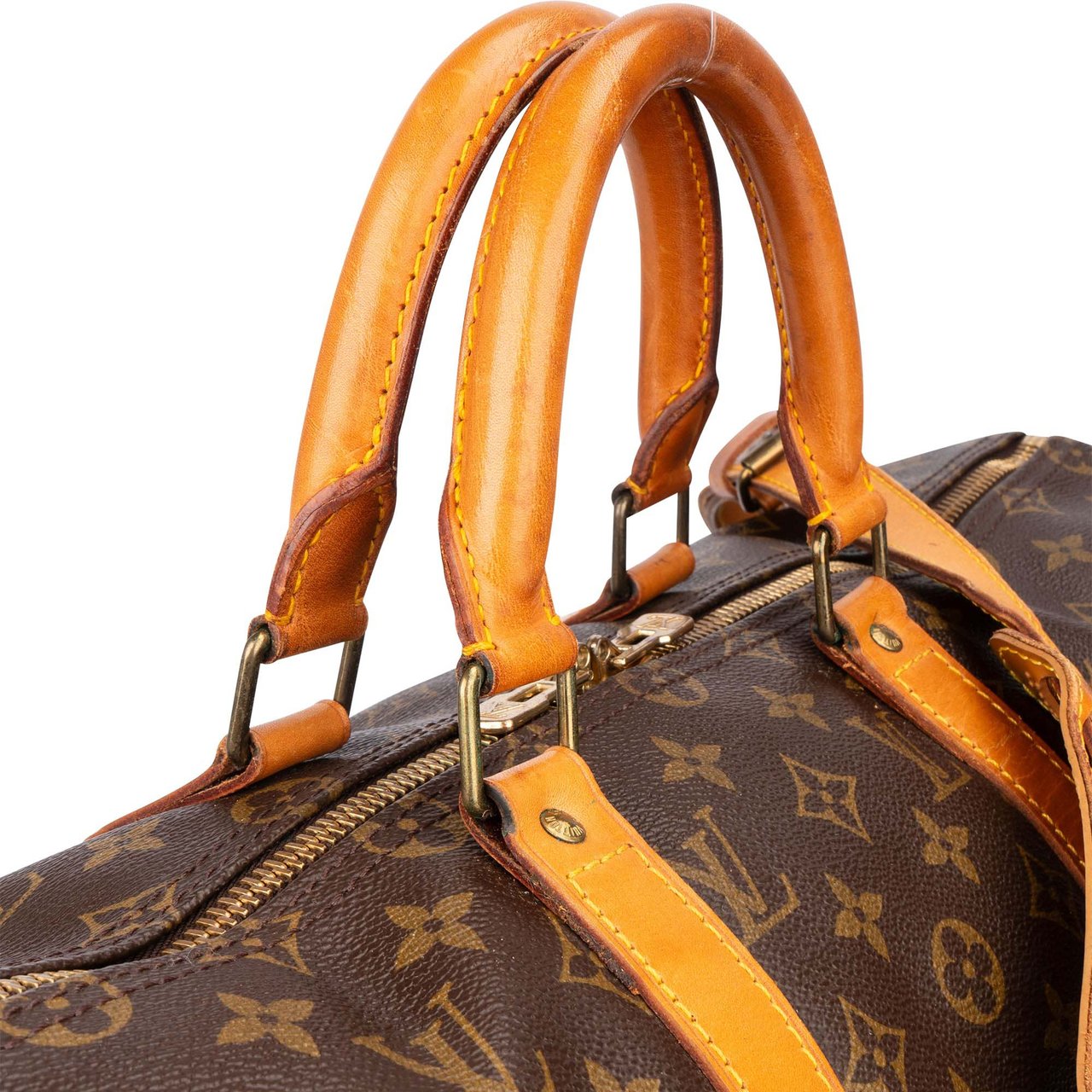 Louis Vuitton Louis Vuitton Canvas Monogram Keepall 50 Bandouliere Bruin