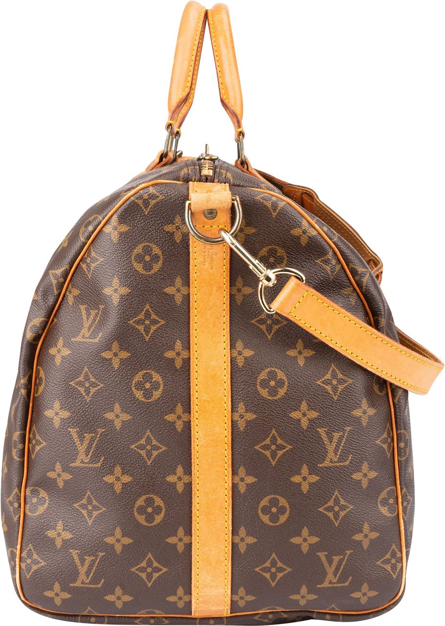 Louis Vuitton Louis Vuitton Canvas Monogram Keepall 55 Bandouliere Bruin