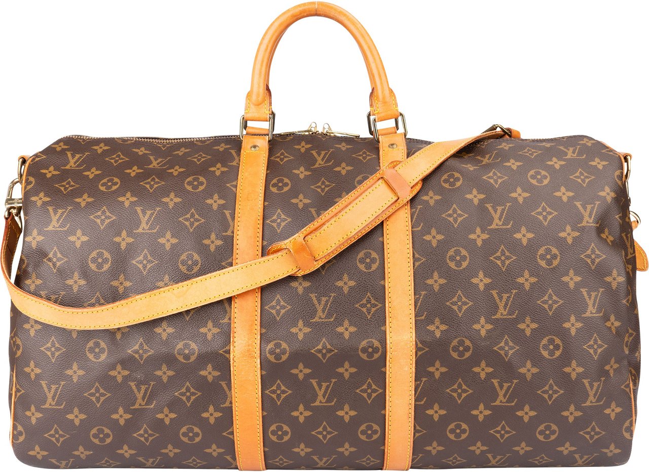 Louis Vuitton Louis Vuitton Canvas Monogram Keepall 55 Bandouliere Bruin