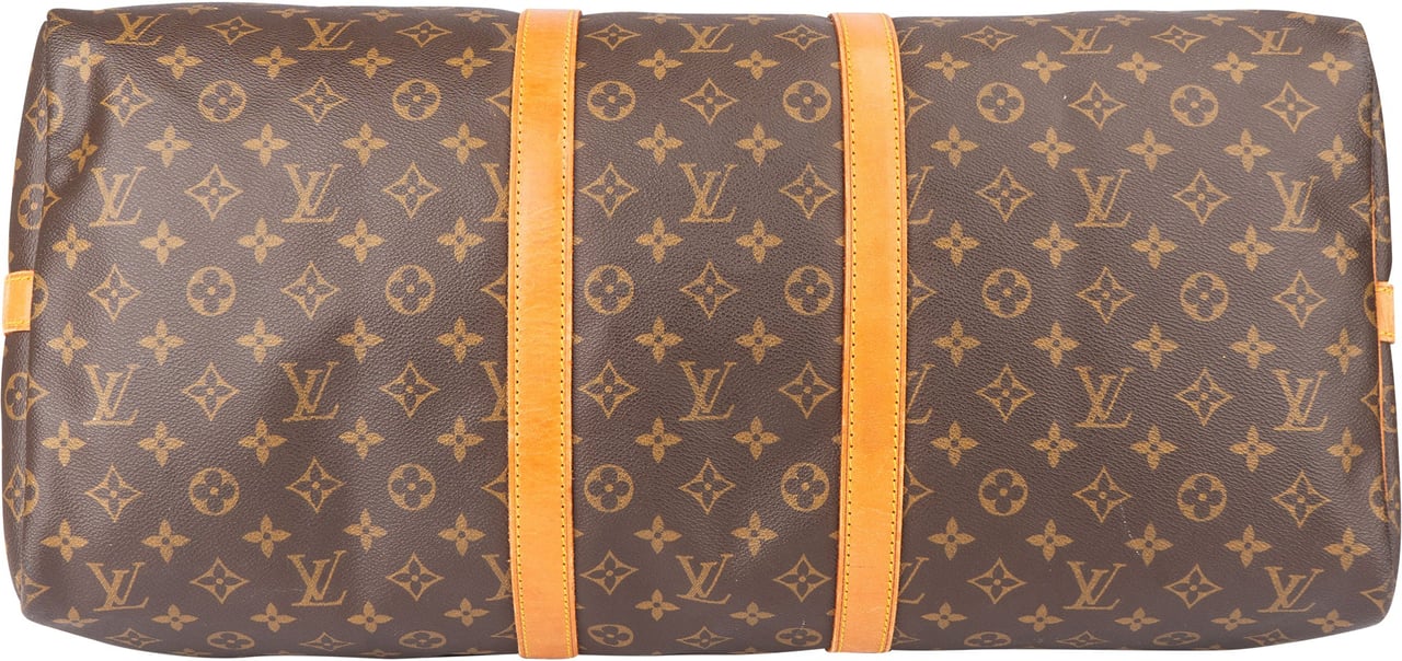 Louis Vuitton Louis Vuitton Canvas Monogram Keepall 55 Bandouliere Bruin