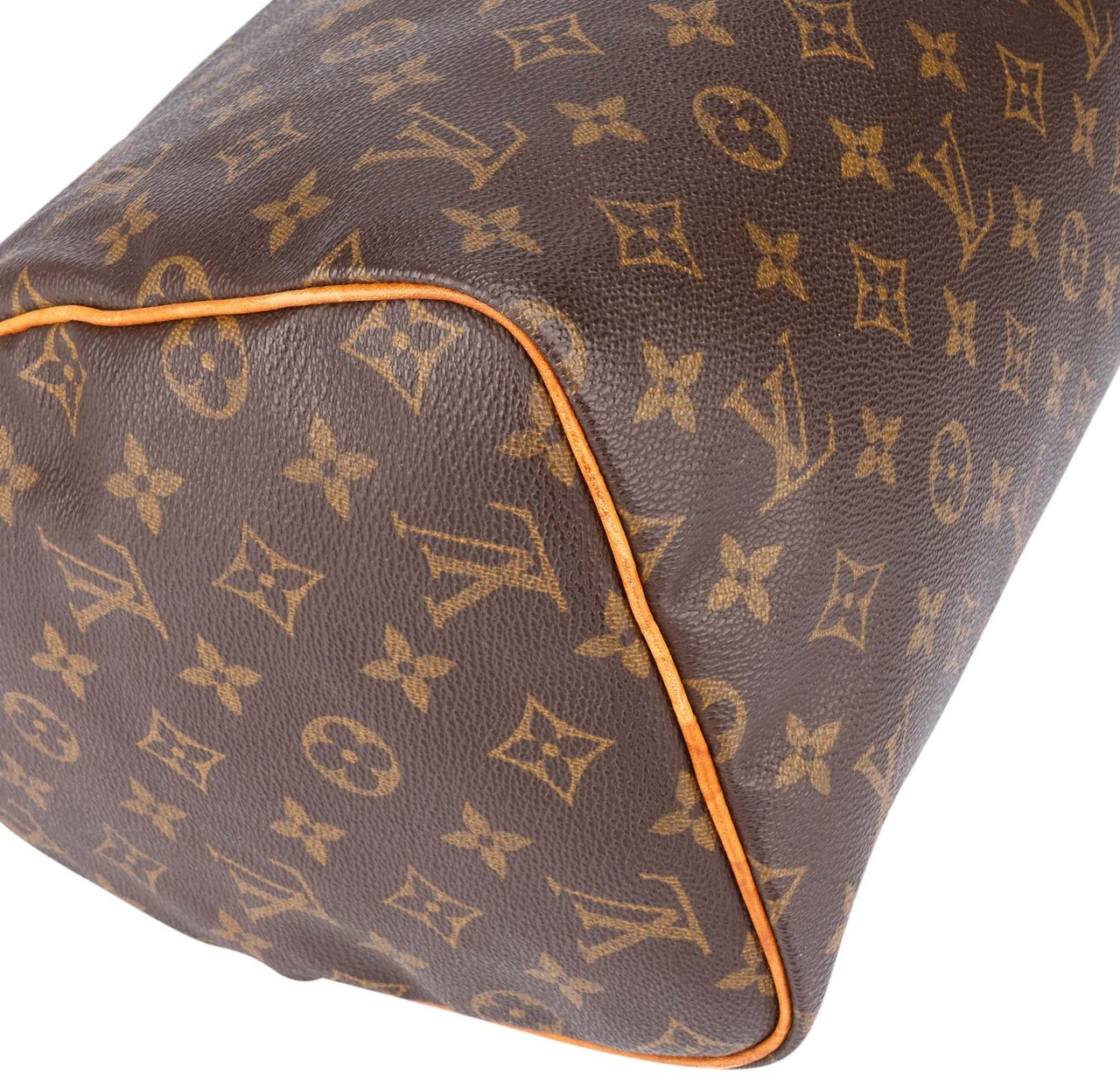 Louis Vuitton Louis Vuitton Canvas Monogram Speedy 30 Handbag Bruin