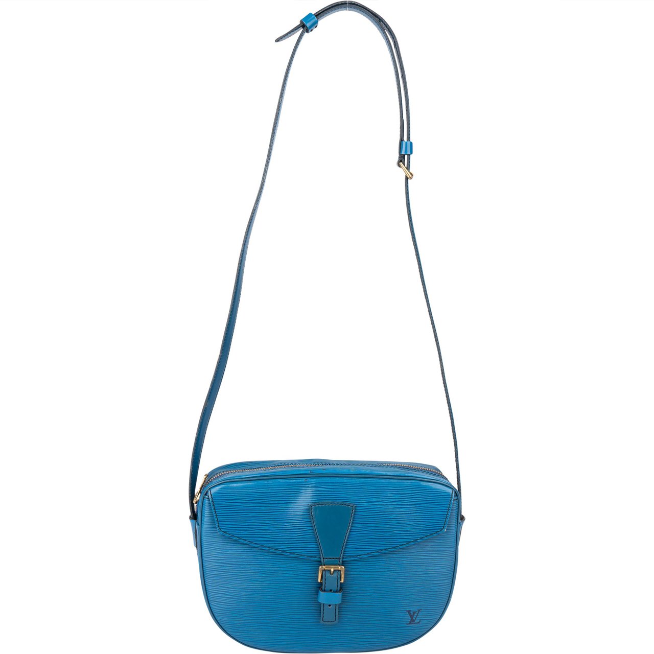 Louis Vuitton Louis Vuitton Bleu Epi Leather Jeune Fille MM Crossbody Bag Divers