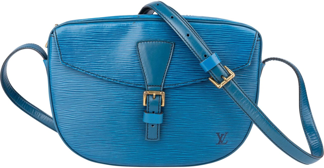 Louis Vuitton Louis Vuitton Bleu Epi Leather Jeune Fille MM Crossbody Bag Divers
