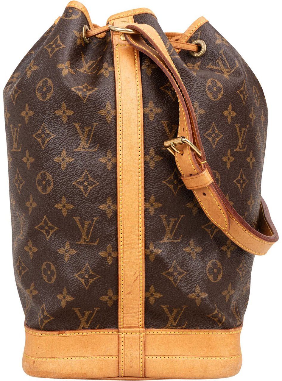 Louis Vuitton Monogram Canvas Sac Noé Grande Shoulder Bag Bruin
