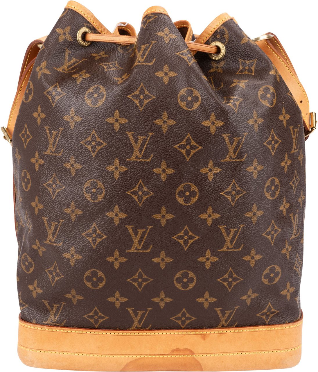 Louis Vuitton Monogram Canvas Sac Noé Grande Shoulder Bag Bruin