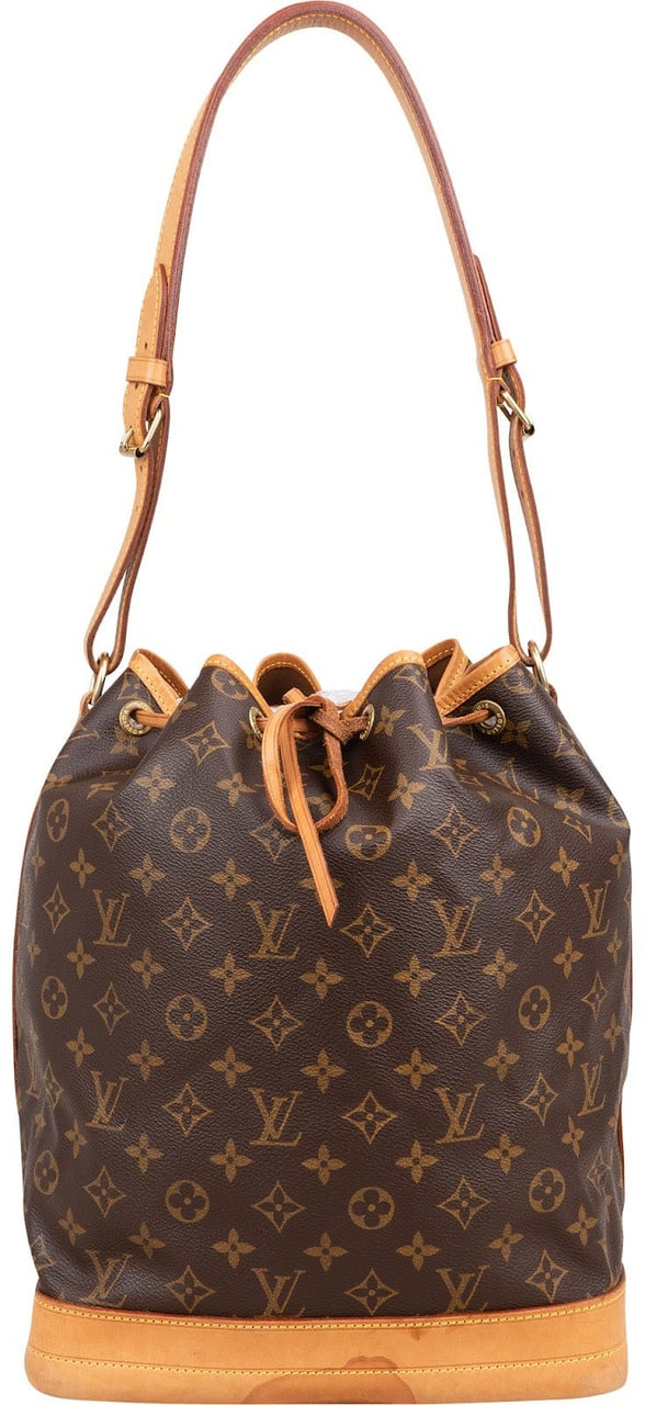 Louis Vuitton Monogram Canvas Sac Noé Grande Shoulder Bag Bruin
