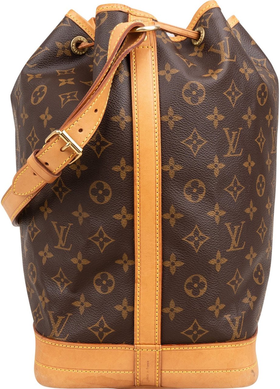 Louis Vuitton Monogram Canvas Sac Noé Grande Shoulder Bag Bruin