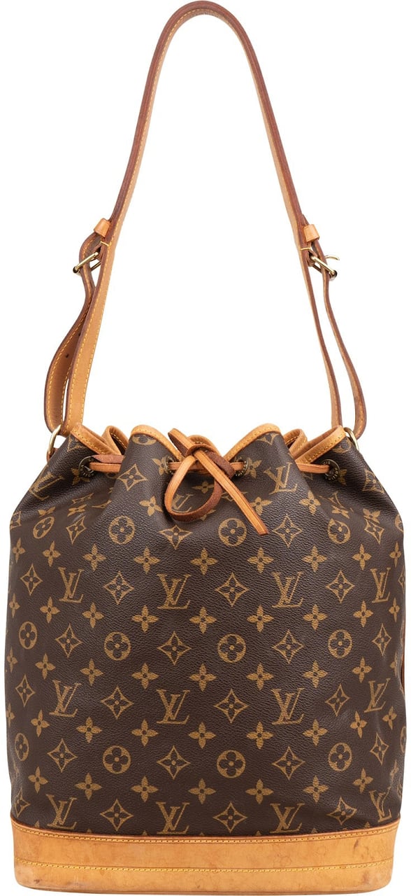 Louis Vuitton Monogram Canvas Sac Noé Grande Shoulder Bag Bruin