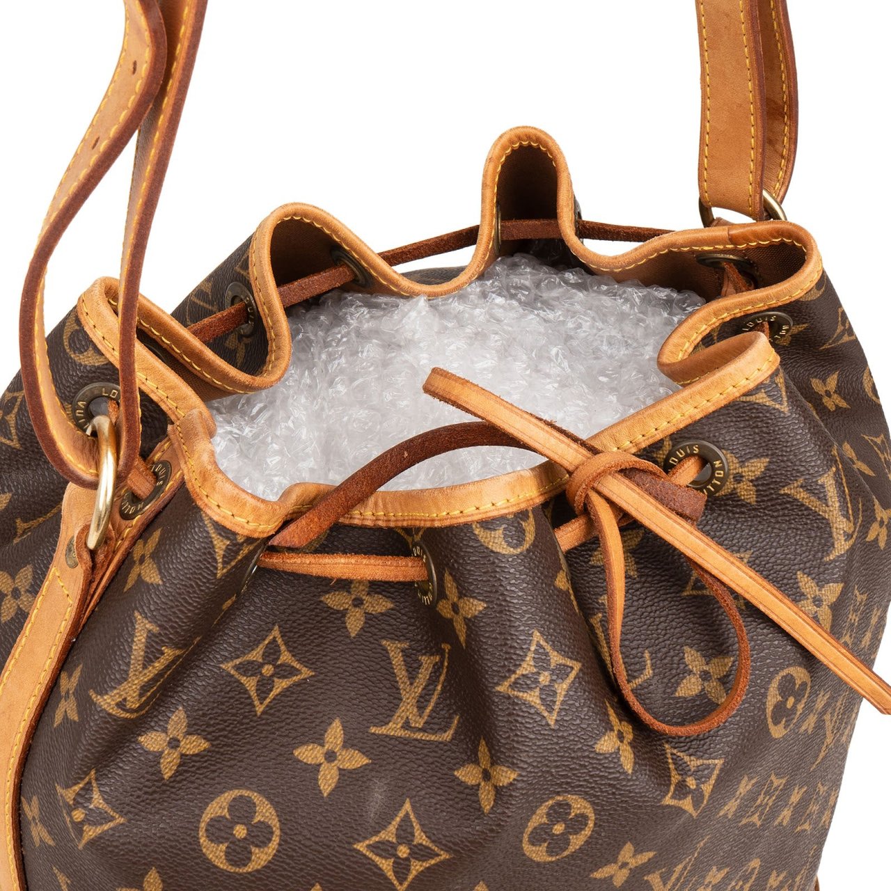 Louis Vuitton Monogram Canvas Sac Noé Grande Shoulder Bag Bruin