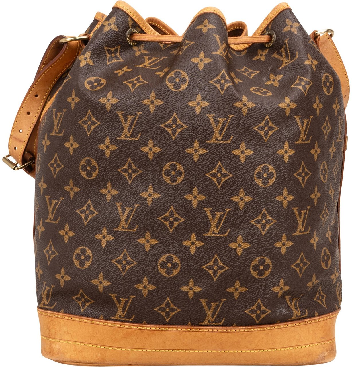 Louis Vuitton Monogram Canvas Sac Noé Grande Shoulder Bag Bruin