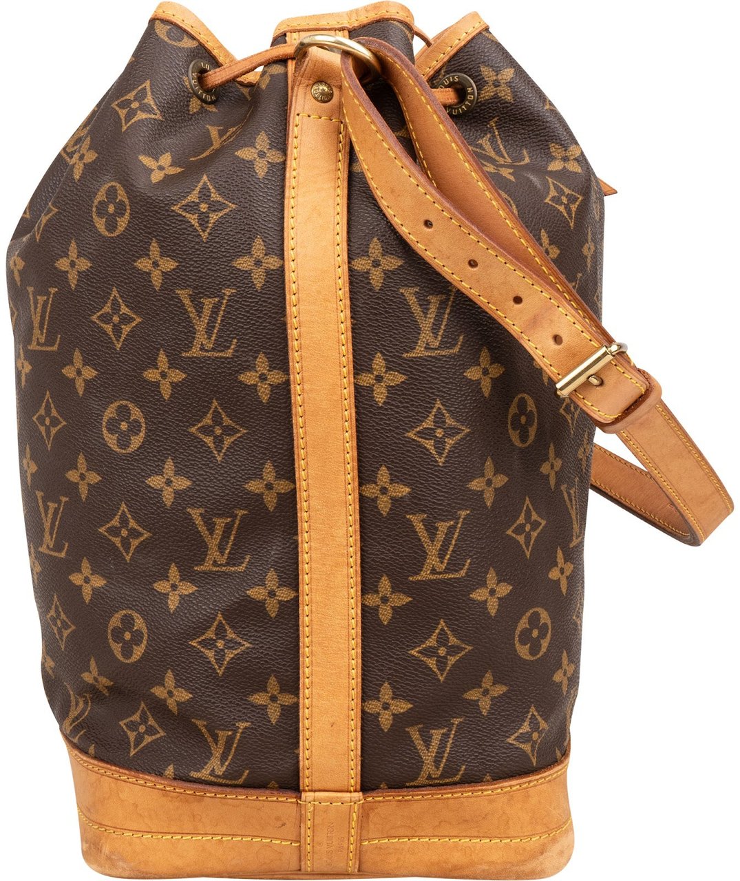 Louis Vuitton Monogram Canvas Sac Noé Grande Shoulder Bag Bruin