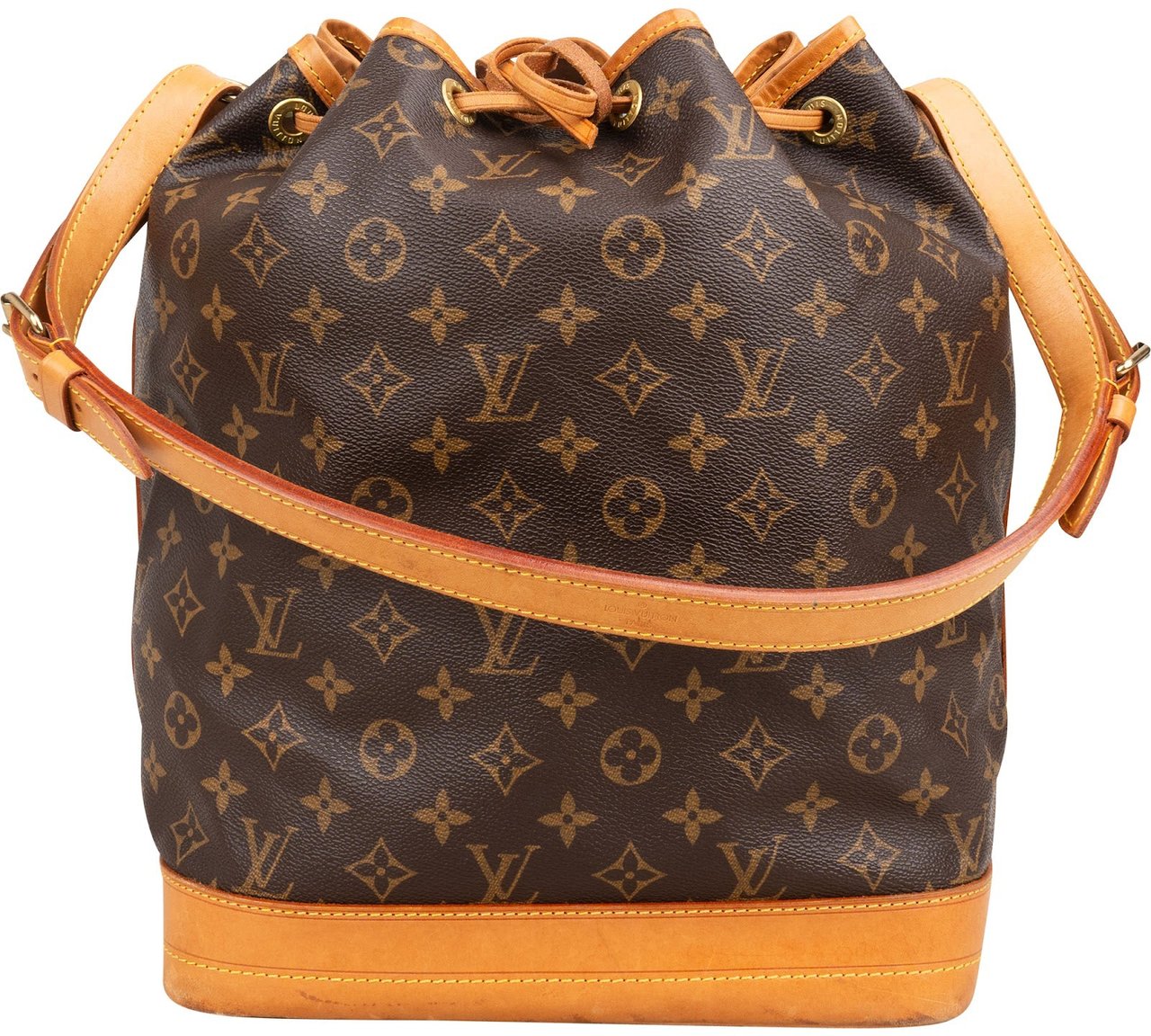 Louis Vuitton Monogram Canvas Sac Noé Grande Shoulder Bag Bruin