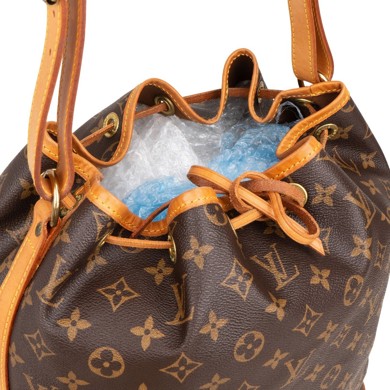 Louis Vuitton Monogram Canvas Sac Noé Grande Shoulder Bag Bruin