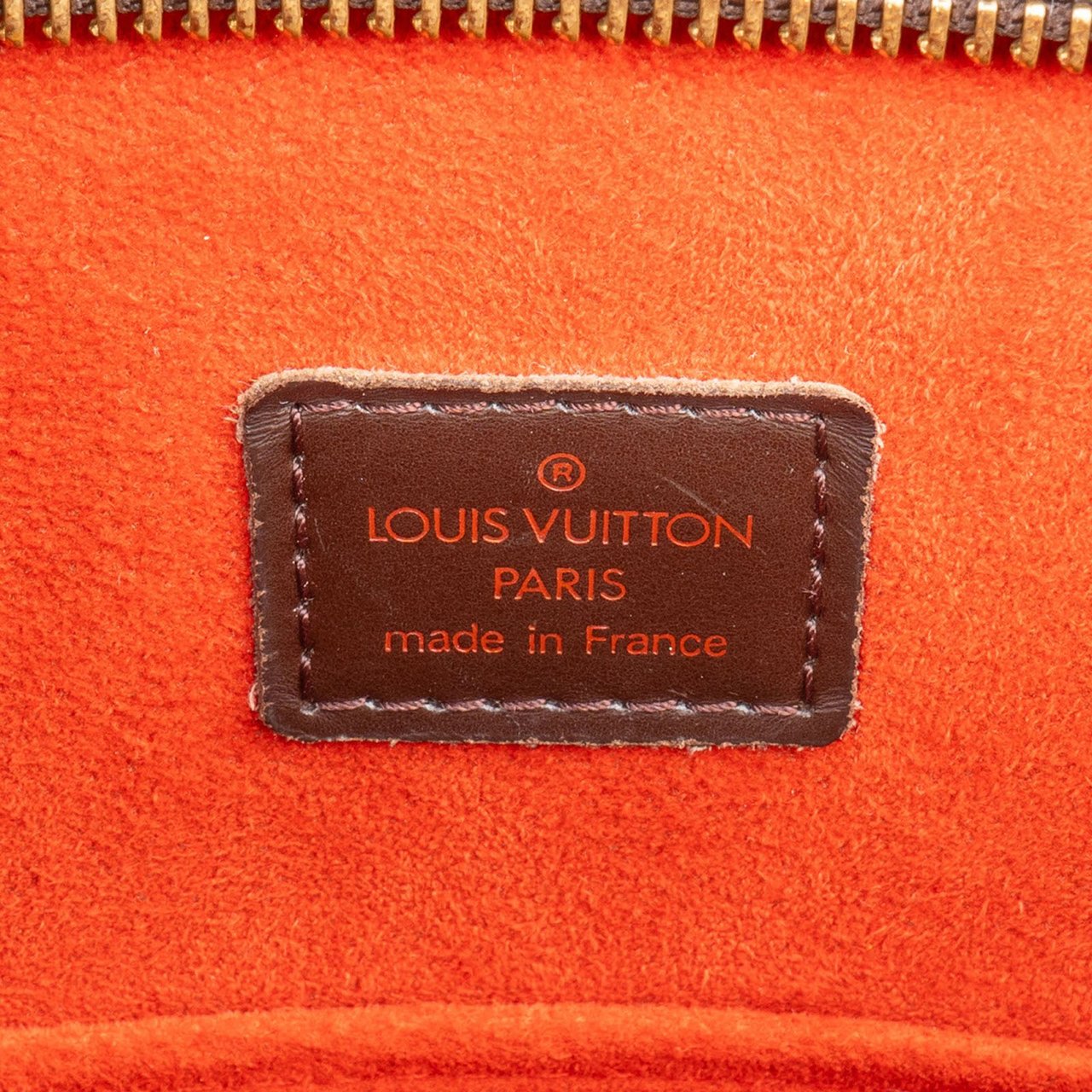 Louis Vuitton Monogram Damier Ebene Sac Plat Venice Handbag Bruin