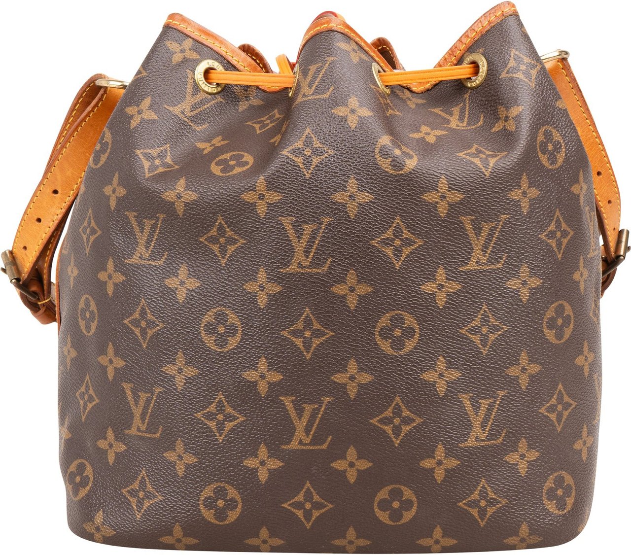 Louis Vuitton Monogram Canvas Sac Noé Petit Shoulder Bag Bruin