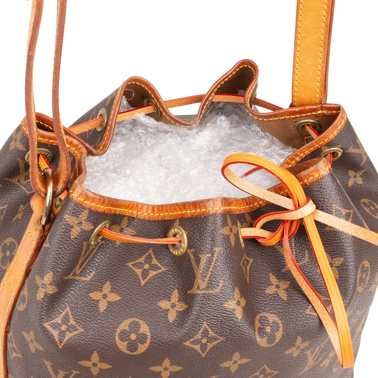 Louis Vuitton Monogram Canvas Sac Noé Petit Shoulder Bag Bruin