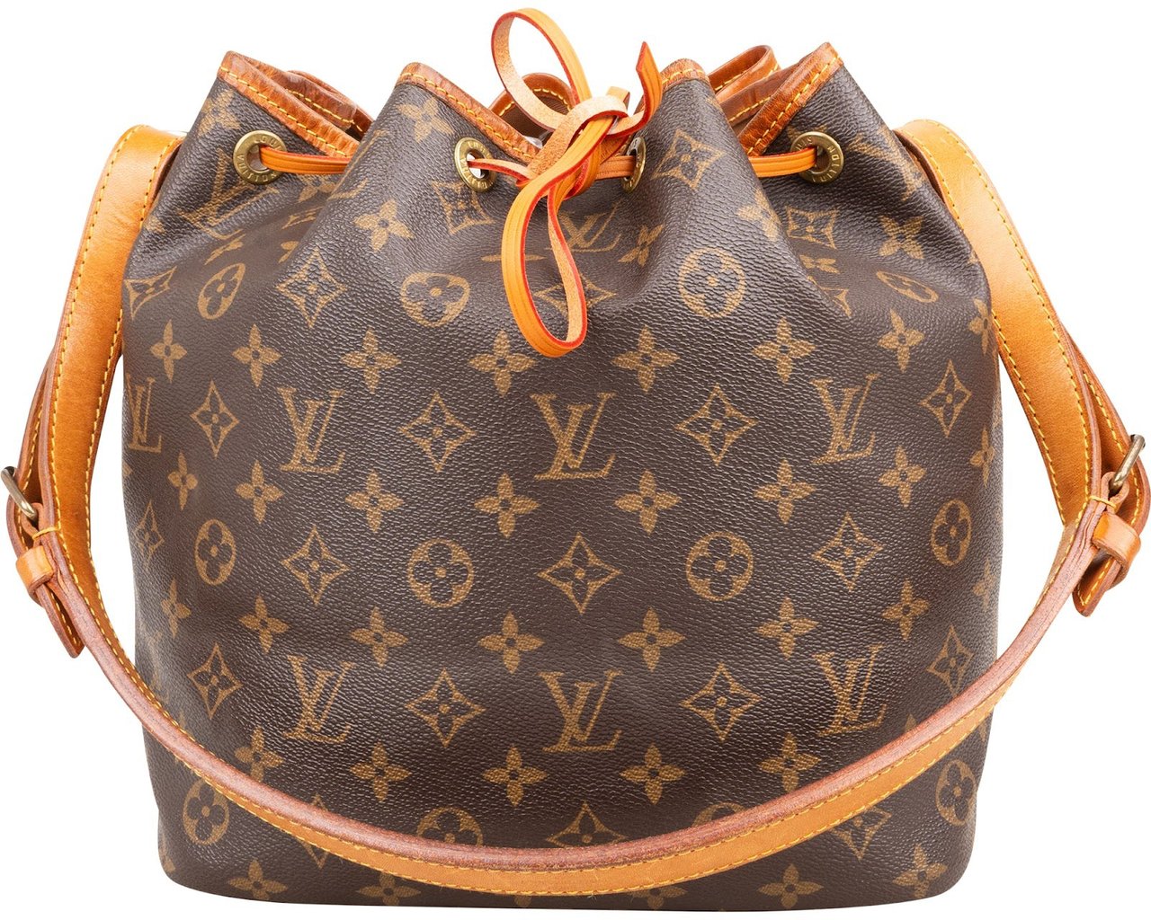 Louis Vuitton Monogram Canvas Sac Noé Petit Shoulder Bag Bruin