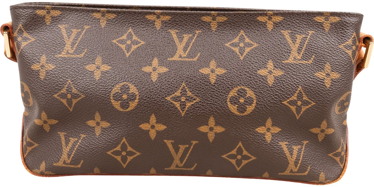 Louis Vuitton Monogram Canvas Trotteur Crossbody Bag Bruin