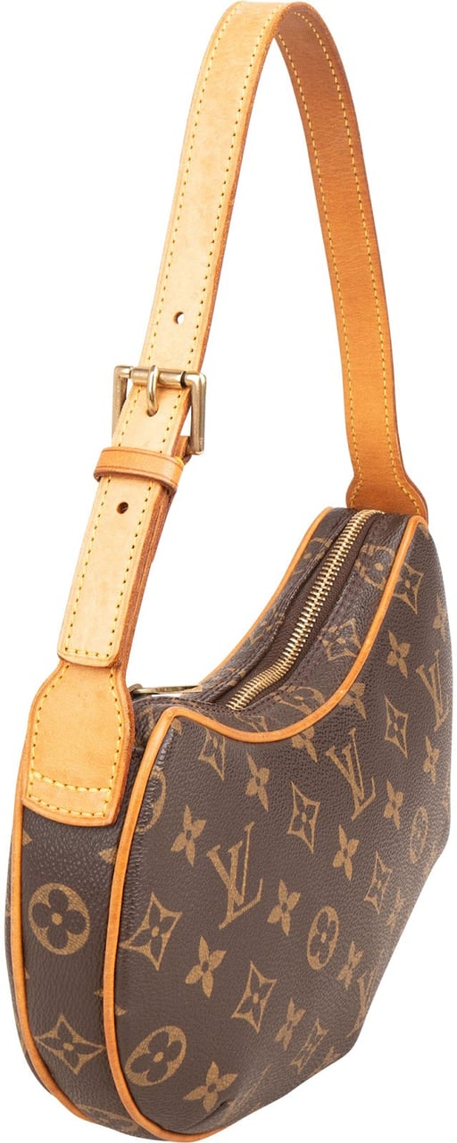 Louis Vuitton Monogram Canvas Croissant PM Shoulder Bag Bruin