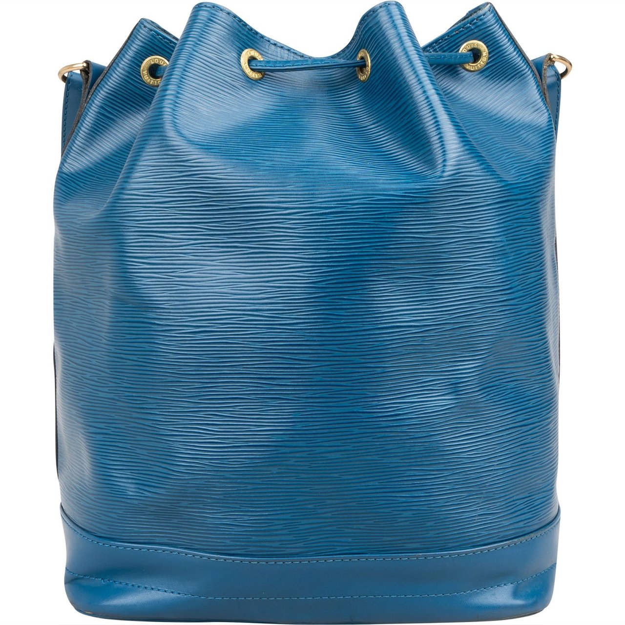 Louis Vuitton Blue Epi Leather Sac Noé Grande Shoulder Bag Blauw