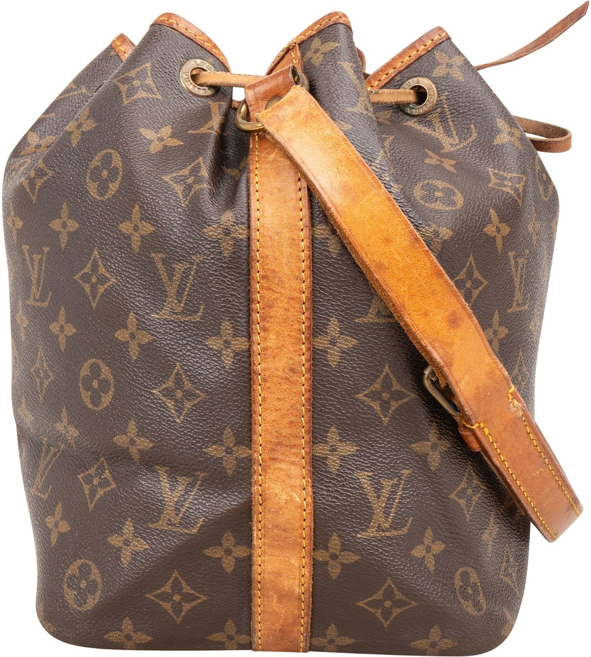 Louis Vuitton Monogram Canvas Sac Noé Petit Shoulder Bag Bruin
