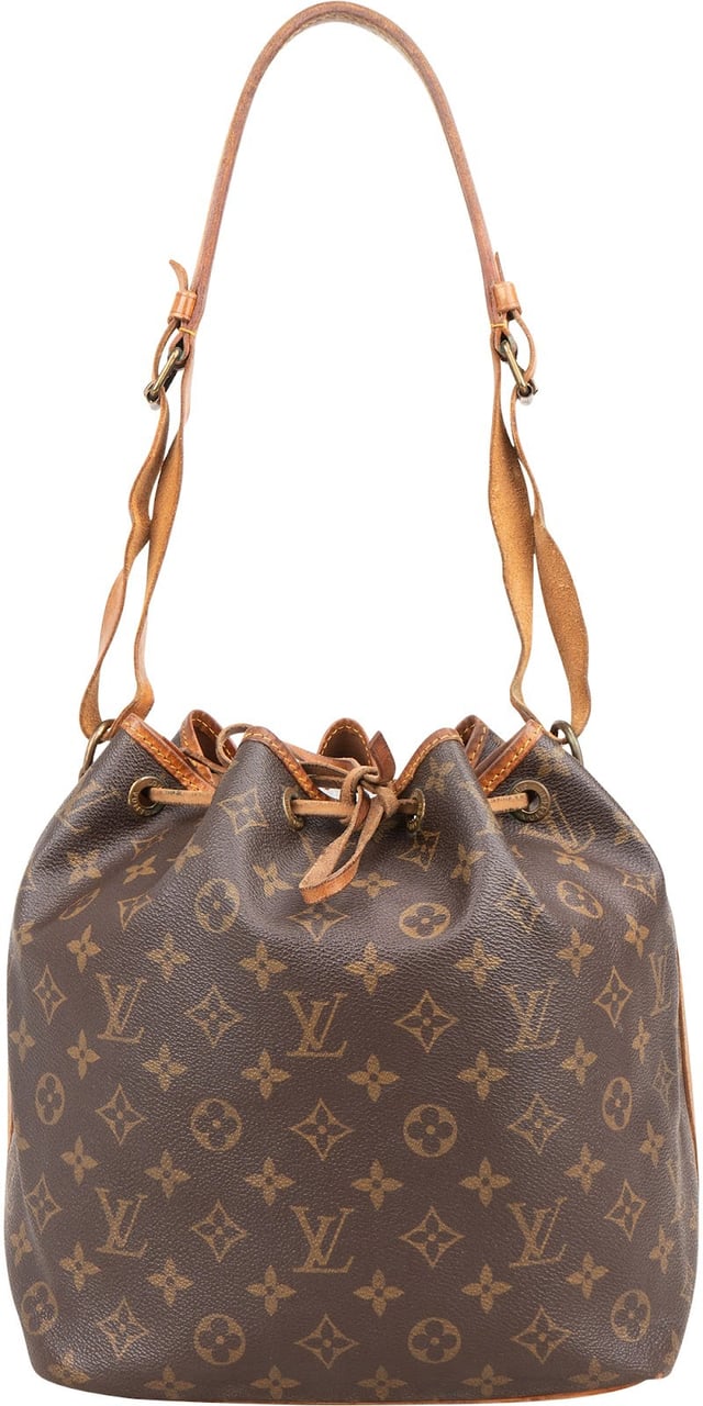 Louis Vuitton Monogram Canvas Sac Noé Petit Shoulder Bag Bruin