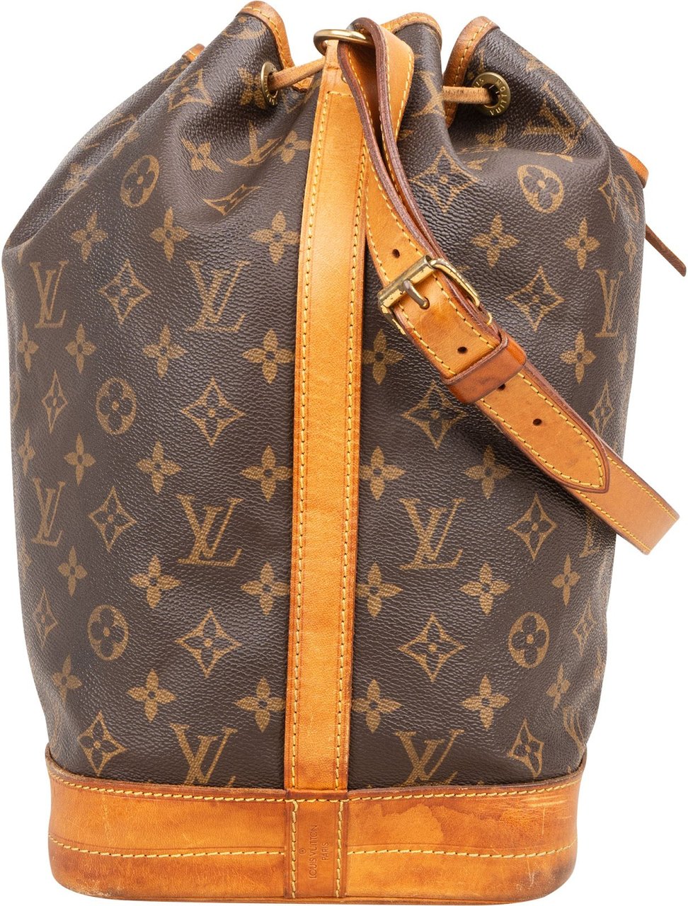 Louis Vuitton Monogram Canvas Sac Noé Grande Shoulder Bag Bruin