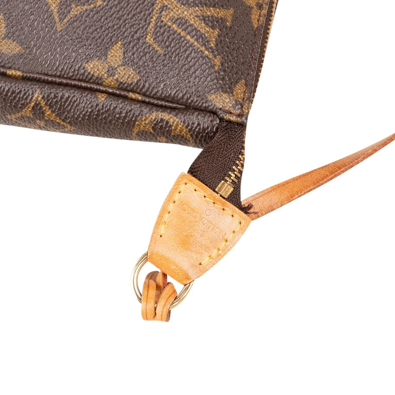 Louis Vuitton Monogram Canvas Pochette Accessoires Handbag Bruin