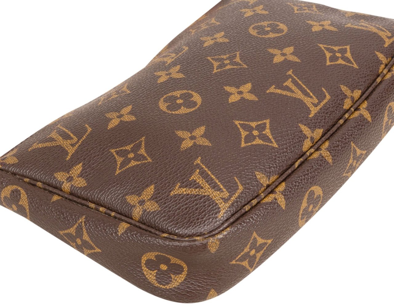 Louis Vuitton Monogram Canvas Pochette Accessoires Handbag Bruin