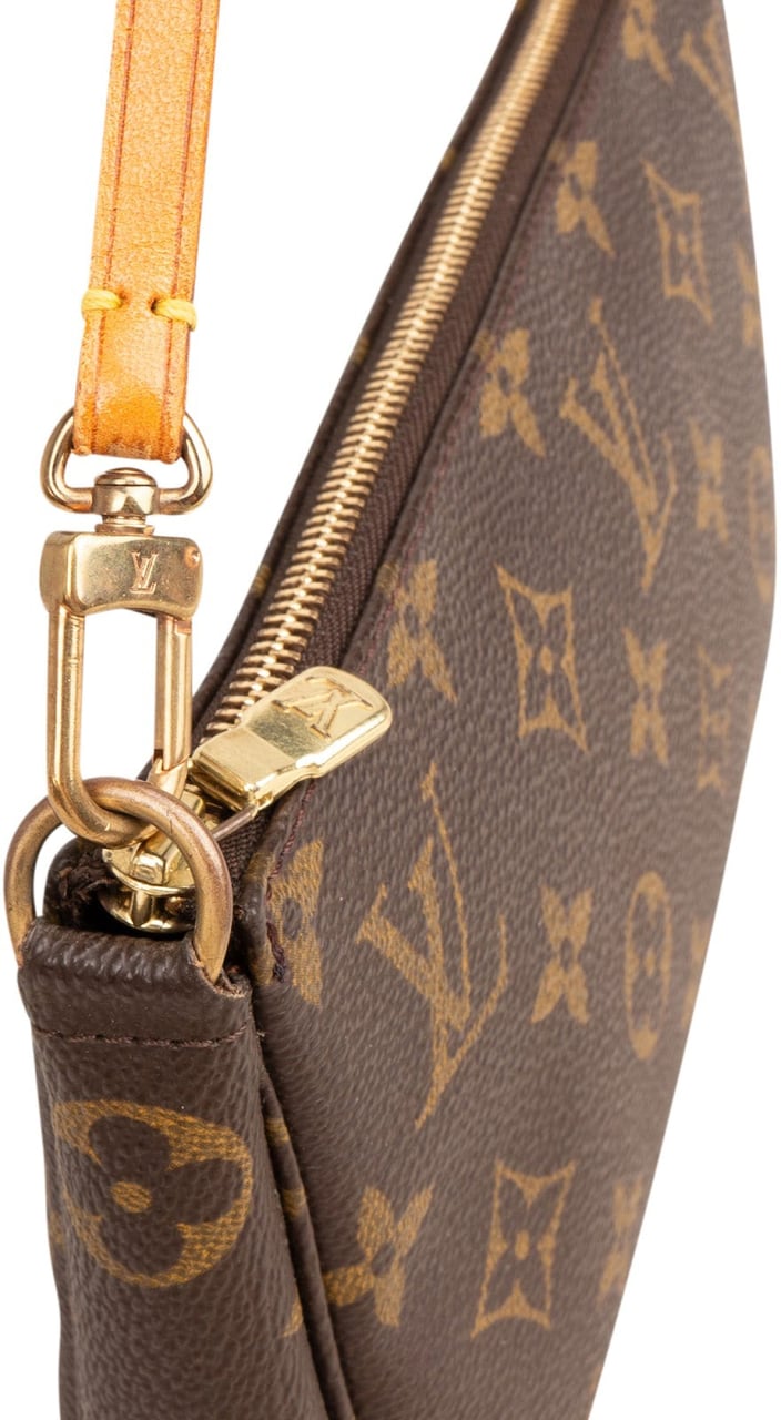 Louis Vuitton Monogram Canvas Pochette Accessoires Handbag Bruin