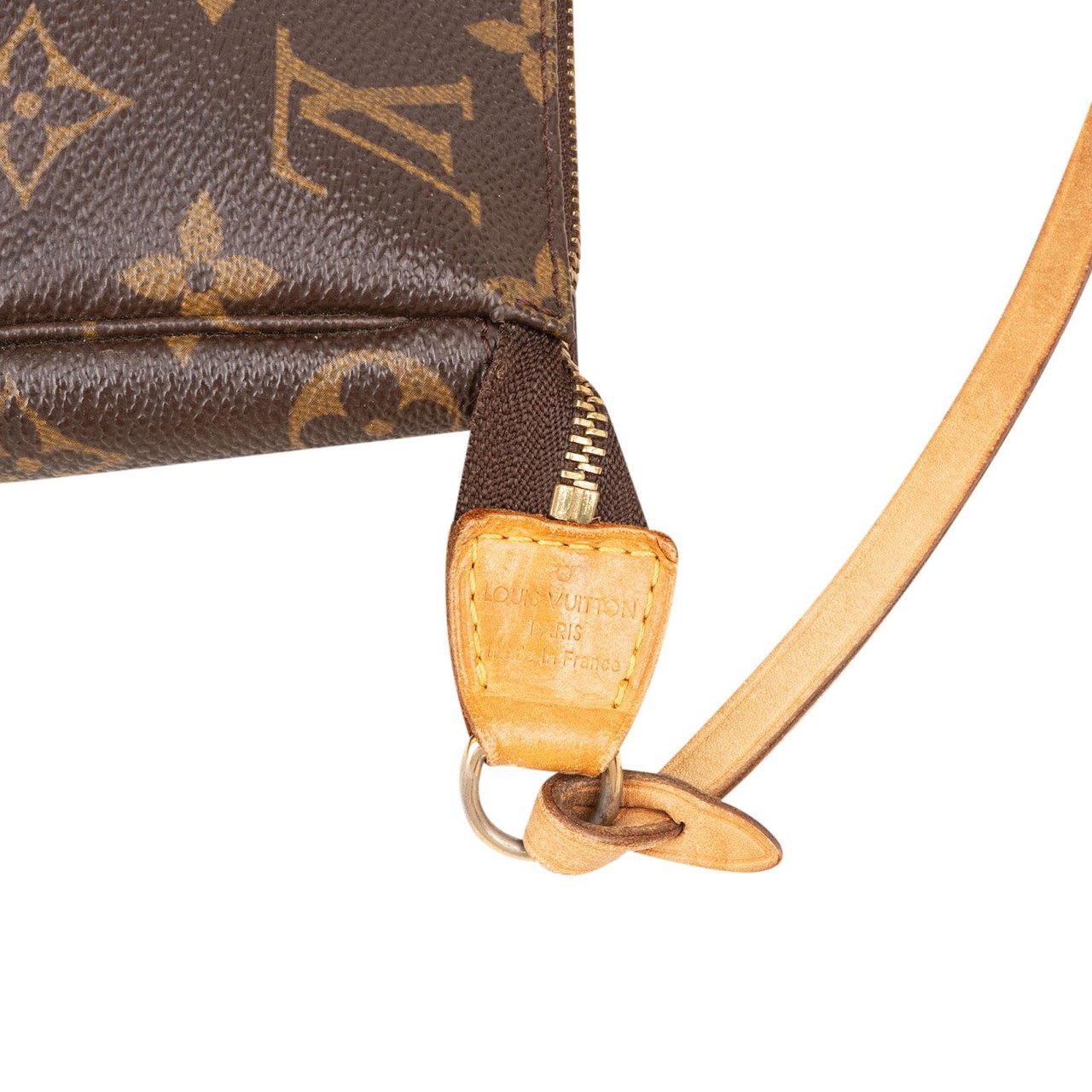 Louis Vuitton Monogram Canvas Pochette Accessoires Handbag Bruin