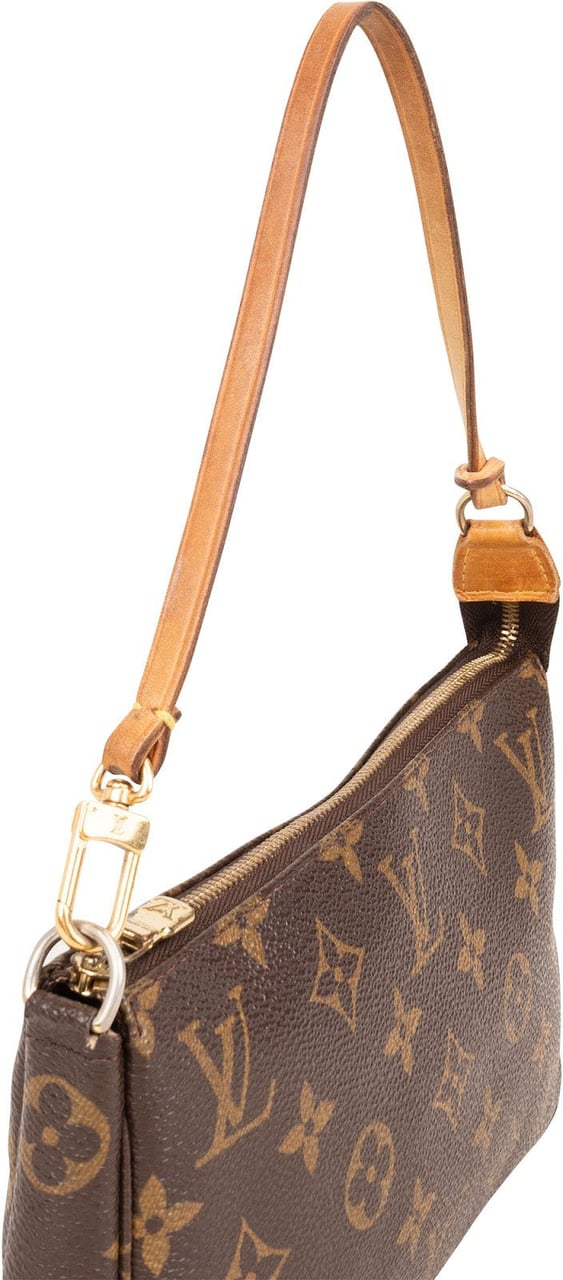 Louis Vuitton Monogram Canvas Pochette Accessoires Handbag Bruin