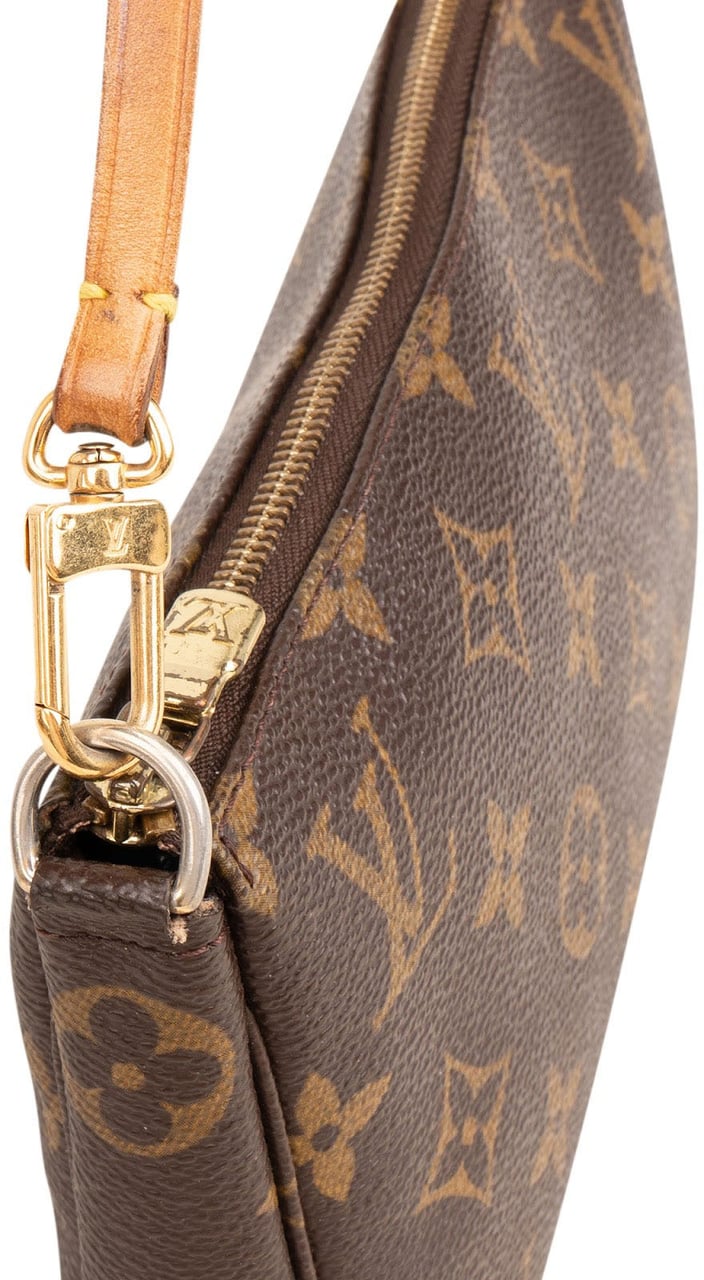 Louis Vuitton Monogram Canvas Pochette Accessoires Handbag Bruin
