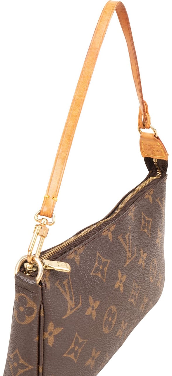 Louis Vuitton Monogram Canvas Pochette Accessoires Handbag Bruin