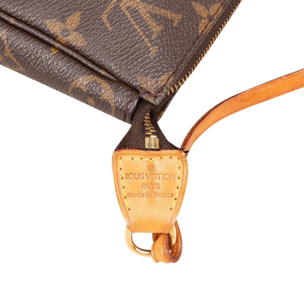 Louis Vuitton Monogram Canvas Pochette Accessoires Handbag Bruin