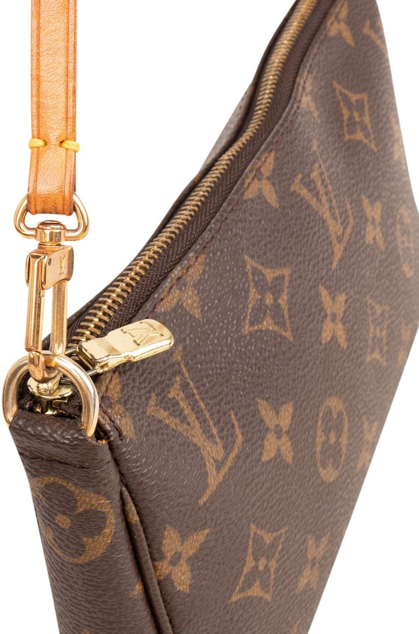 Louis Vuitton Monogram Canvas Pochette Accessoires Handbag Bruin