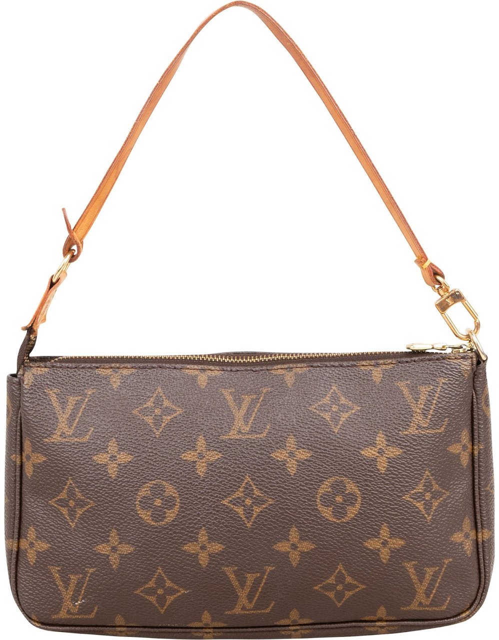 Louis Vuitton Monogram Canvas Pochette Accessoires Handbag Bruin