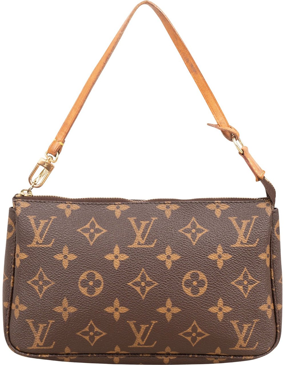 Louis Vuitton Monogram Canvas Pochette Accessoires Handbag Bruin
