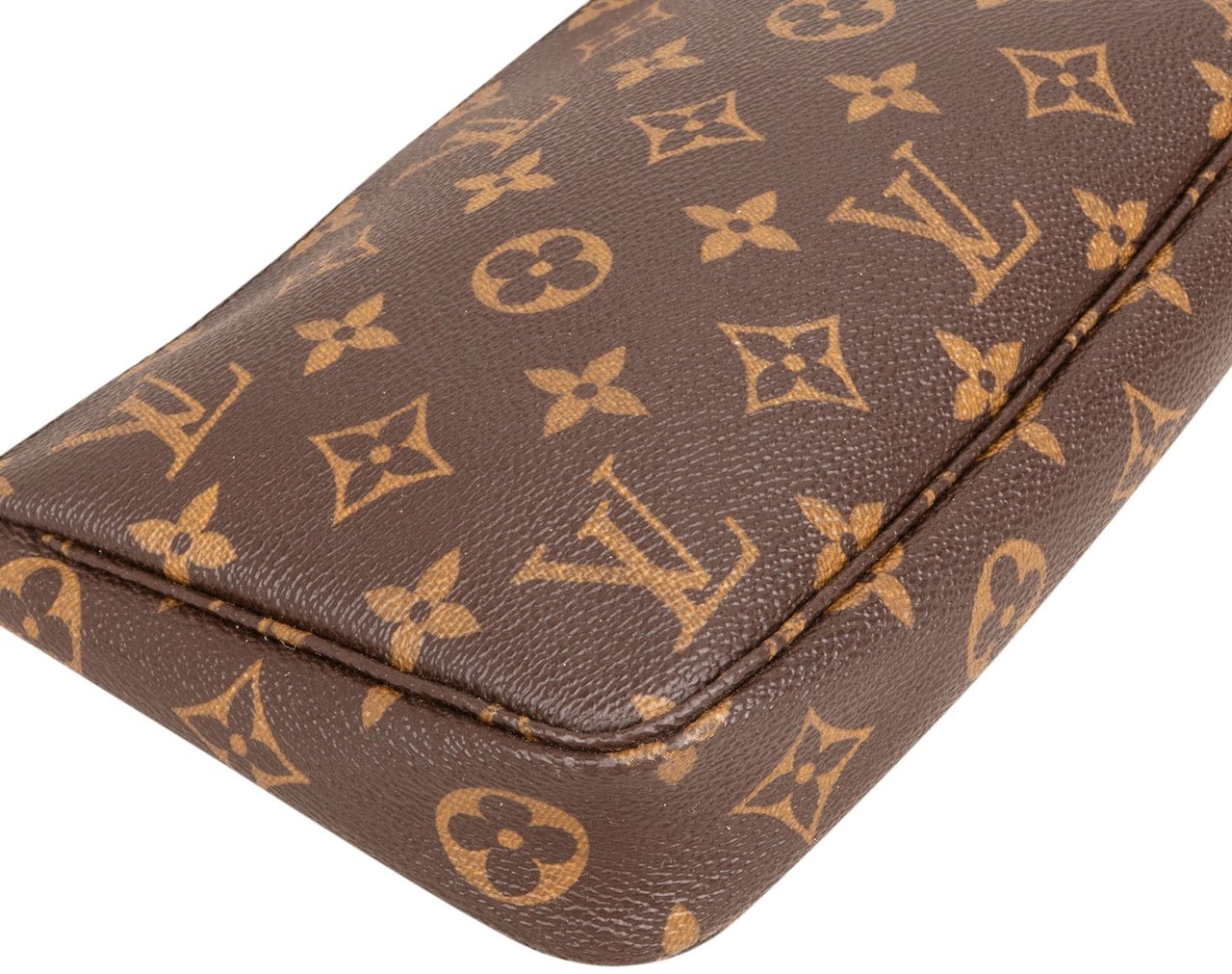 Louis Vuitton Monogram Canvas Pochette Accessoires Handbag Bruin