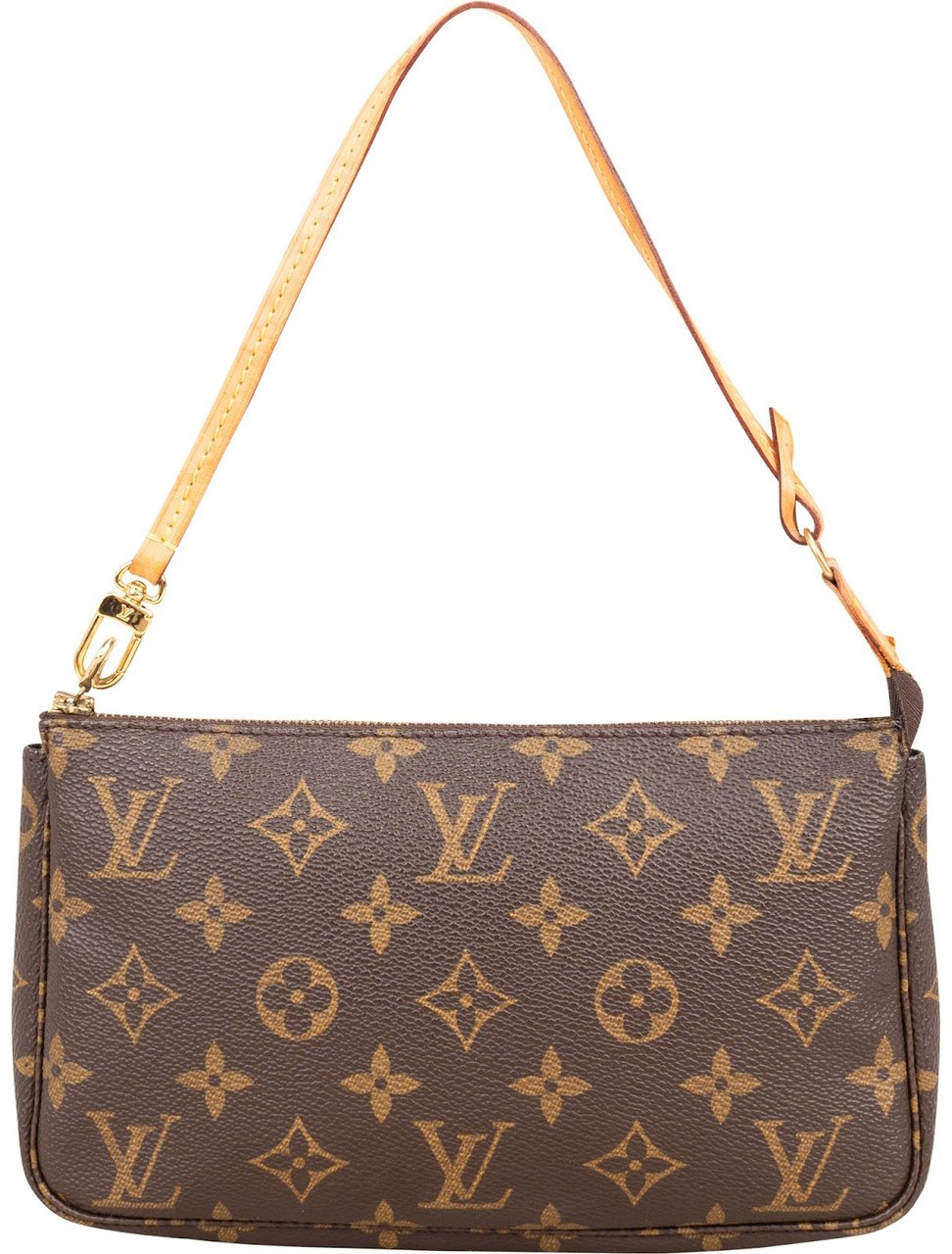 Louis Vuitton Monogram Canvas Pochette Accessoires Handbag Bruin